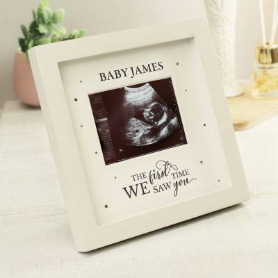 Personalised ’All Things Grow’ 4 x 3 Baby Scan Frame