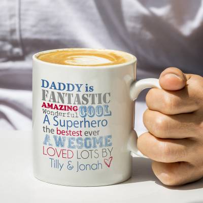 Personalised Daddy Is Mug
