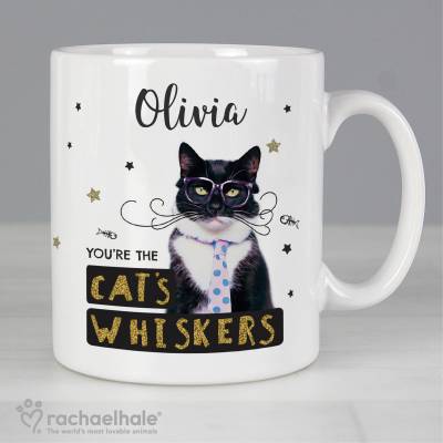 Personalised Rachael Hale ’You’re the Cat’s Whiskers’ Mug