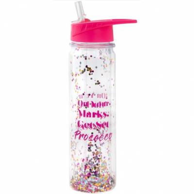 On Your Marks Get Set Prosecco Glitter Bottle