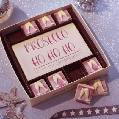 Chocolate Prosecco Ho Ho Ho Box