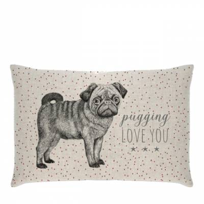Pugging Love You Cushion