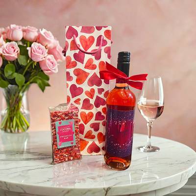 Rose Wine Lovers Gift Bag