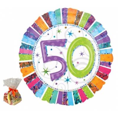 Happy 50th Birthday Sweet Balloon