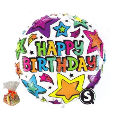 Happy Birthday Star Sweet Balloon