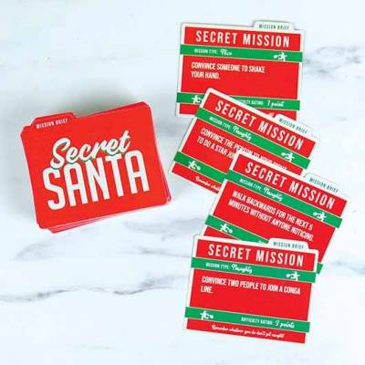 Secret Santa Card Game