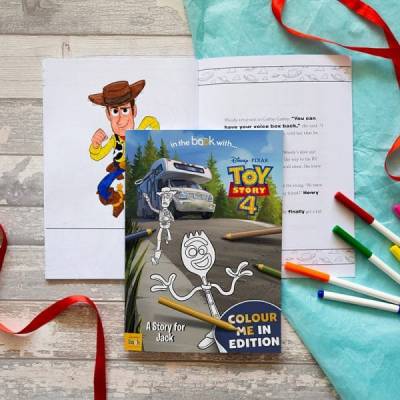 Personalised Toy Story 4 Colouring Storybook