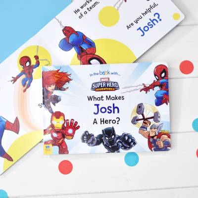 Personalised What Makes Me a Hero Marvel Book