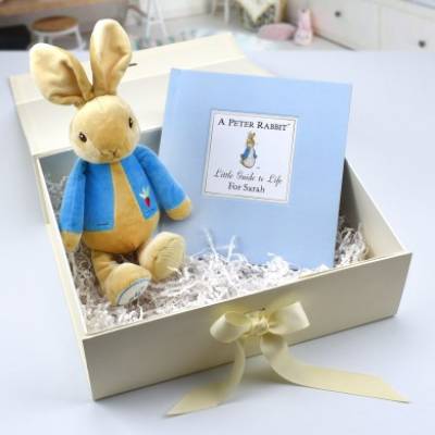 Personalised Peter Rabbit Guide to Life Plush Toy Set