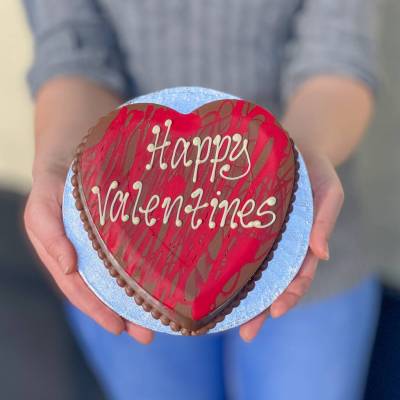 Personalised Red Chocolate Smash Heart