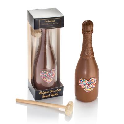 Smash Heart Bottle Filled With Heart Marshmallows