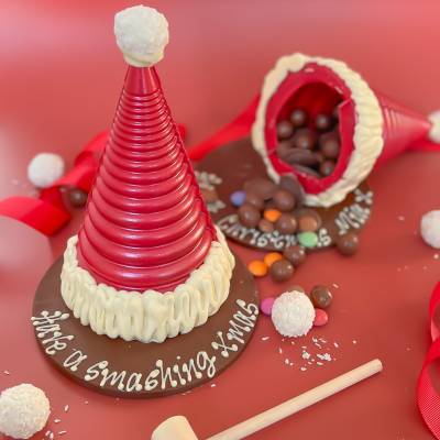 Santa’s Smashing Chocolate Hat
