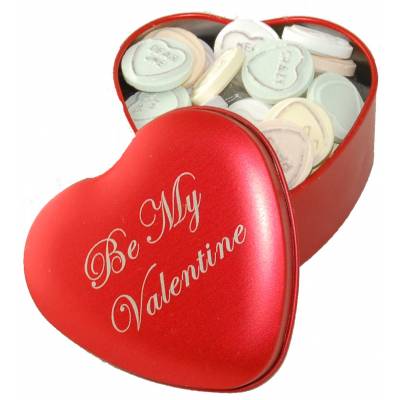 Image of Be My Valentine Love Hearts Tin