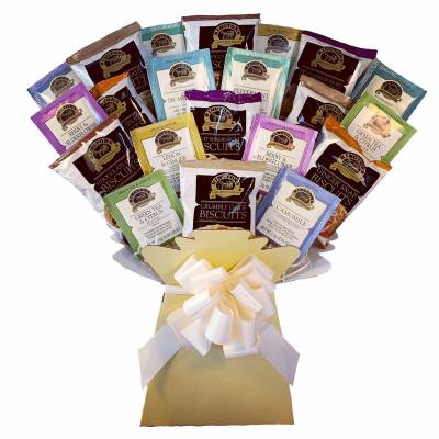 Gifts For The Office Funky Hampers - the classic tea and biscuits bouquet
