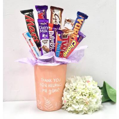 Thank You For Helping Me Grow Chocolate Bouquet