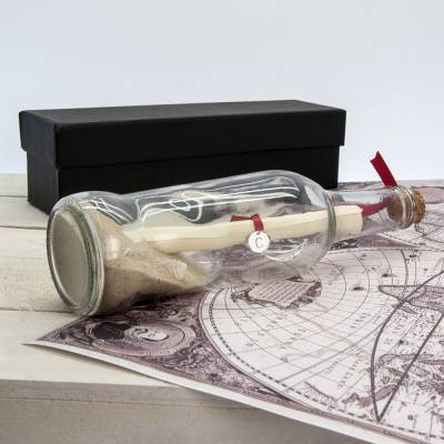 Image of Personalised Luxury Message in a Bottle