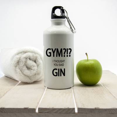Personalised I Thought You Said Gin Personalised Water Bottle