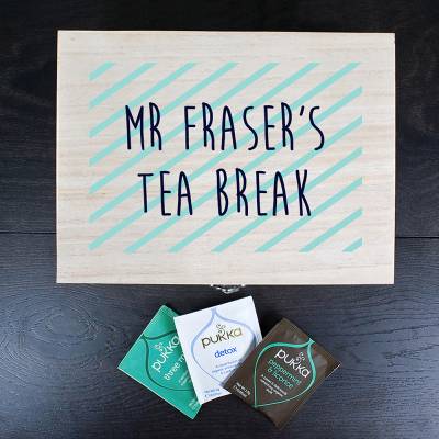 Personalised Teacher's Tea Break Box