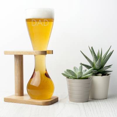 Personalised Quarter Yard Ale Glass