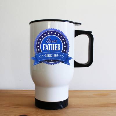 Personalised Best Father Travel Mug