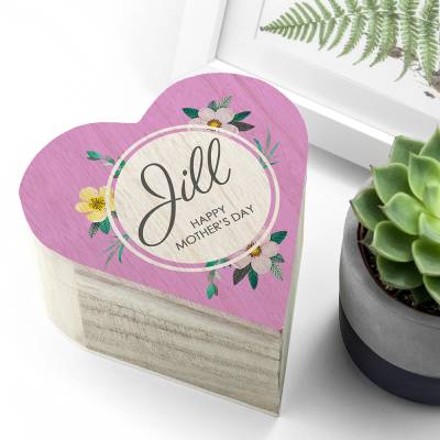 Personalised Mothers Day Trinket Box
