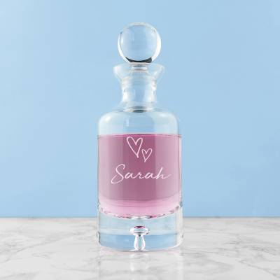 Personalised Heart Icon Gin Decanter