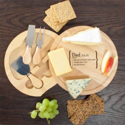 Personalised Definition Cheese Board Set