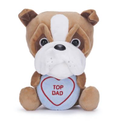 18cm Top Dad Bulldog Teddy