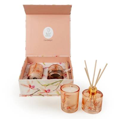 Violet & Iris Candle & Reed Diffuser Gift Set