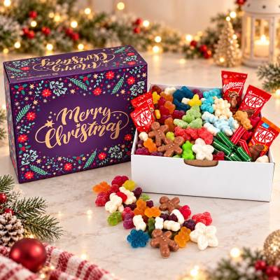 Merry Christmas Sweets & Chocolate Box
