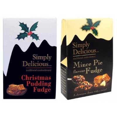 Christmas Pudding and Mince Pie Fudge