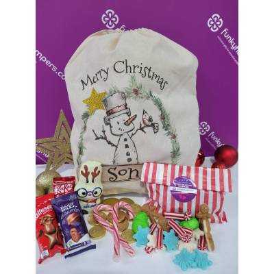 Merry Christmas Son Sweets and Chocolate Sack