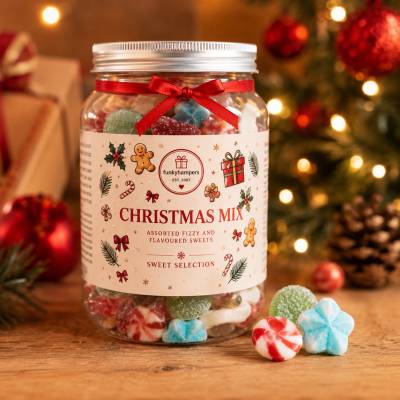 Christmas Pick & Mix Sweet Jar