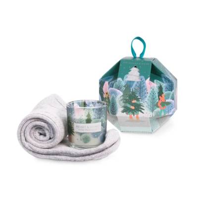 Heart & Home Candle & Cosy Socks Gift Set