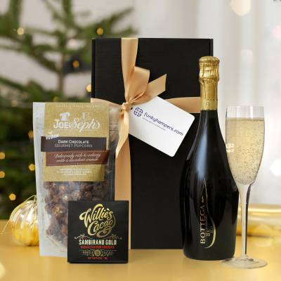 Christmas Prosecco and Vegan Treats Hamper