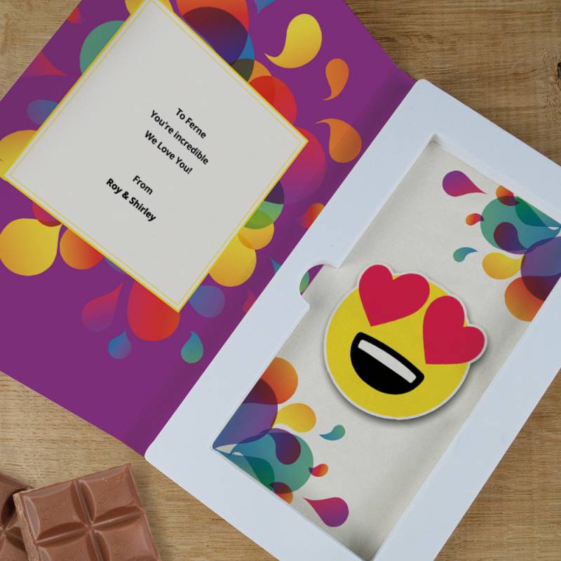 Personalised We Love You Cadbury Chocolate Card