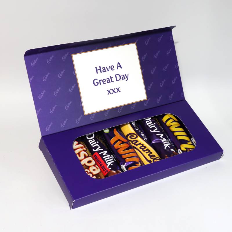 Personalised Cadbury Mixed Bars Letterbox Selection Funky Hampers