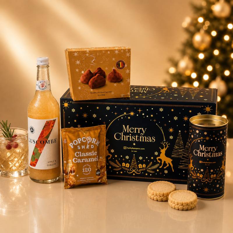 Festive Apple & Chocolate Christmas Gift Box
