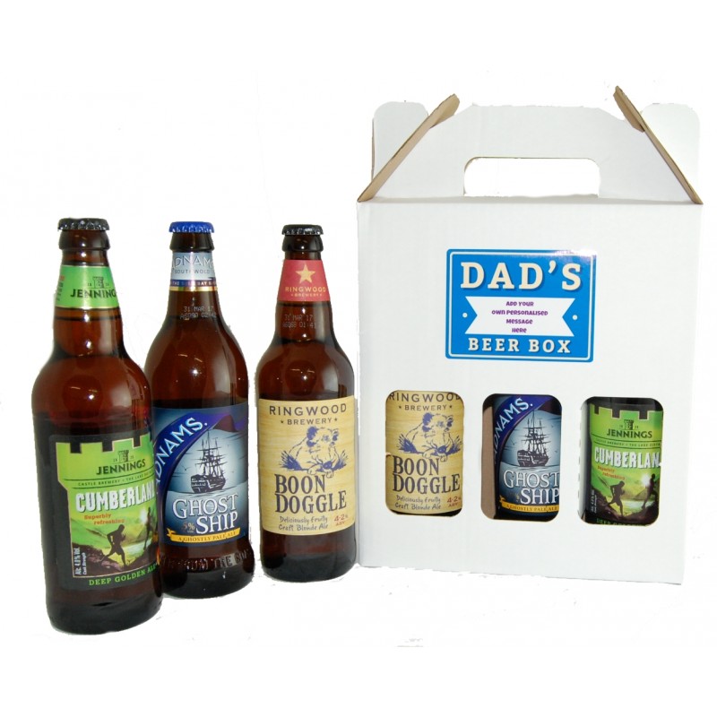 Personalised Dads Craft Beer Box