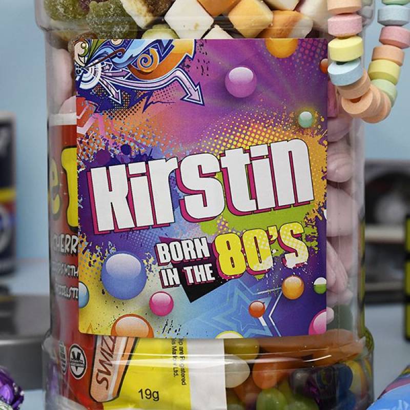 Born In The 80's Retro Sweet Jar