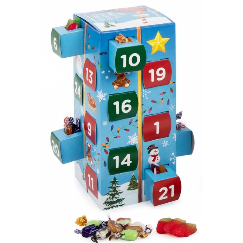 Retro Sweets Christmas Advent Calendar Funky Hampers