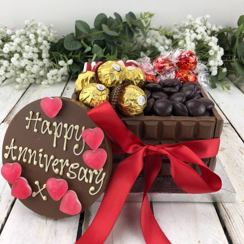 Happy Anniversary Chocolate Box Funky Hampers