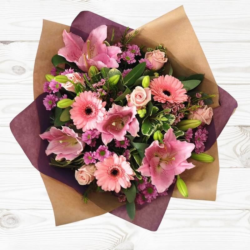 Pink Lady Hand-Tied