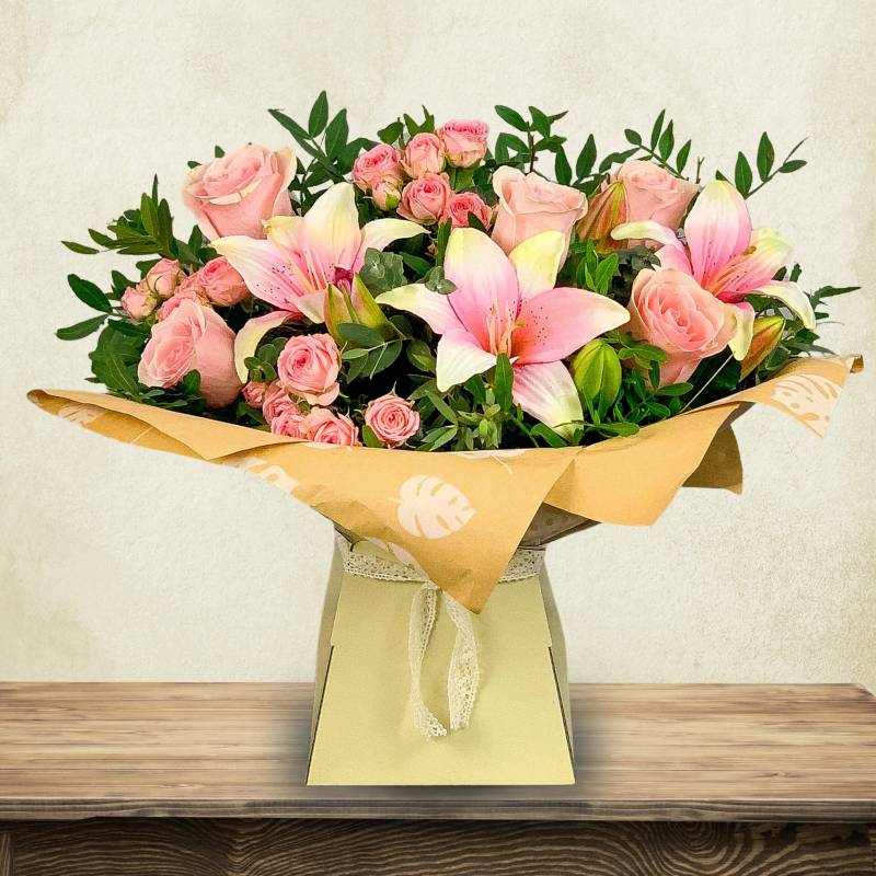 Pink Blush Hand-Tied
