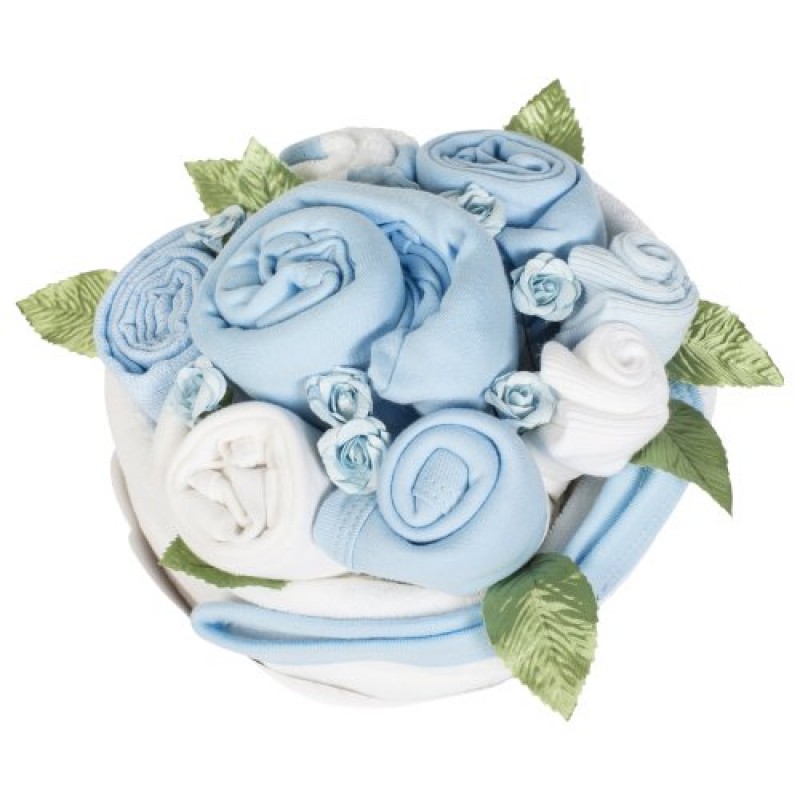 Baby Boy Blue Cupcake Bouquet