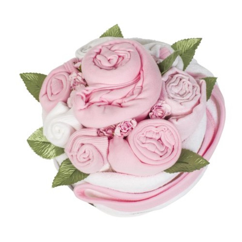 Baby Girl Pink Cupcake Bouquet