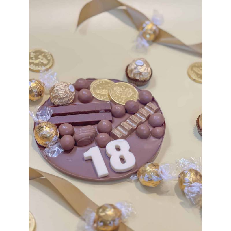 Custom Age Birthday Letterbox Chocolate Chunk