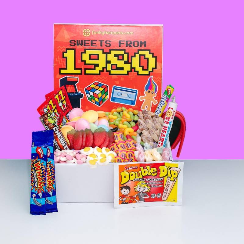 80s Sweets Box With a Beano Comic