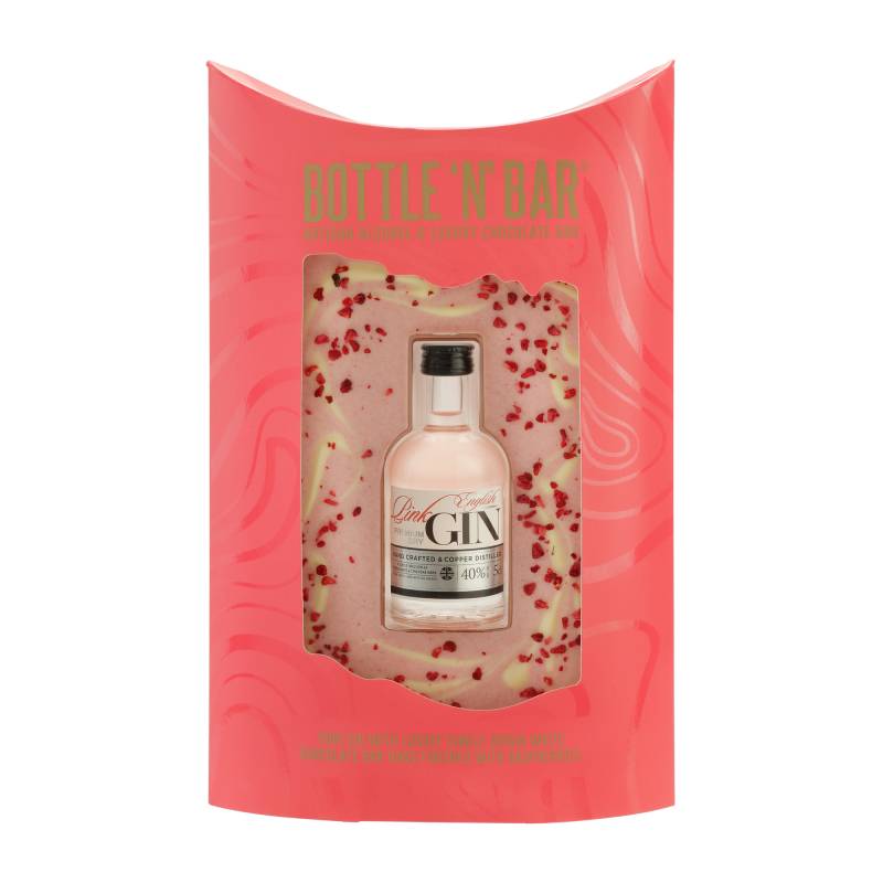 Bottle N Bar Pink Gin and Chocolate Gift