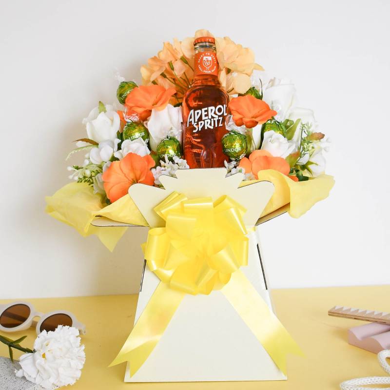 Aperol Spritz & Pistachio Lindor Bouquet